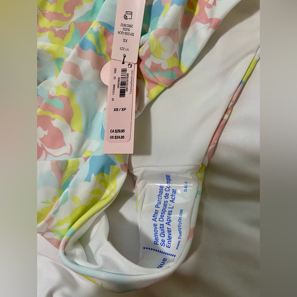 NWT Victoria’s Secret Swim Set in pastel camo - Picture 3 of 5